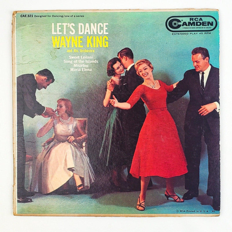 Wayne King & His Orchestra Let's Dance 45 RPM EP Record RCA 1955 CAE 321 1