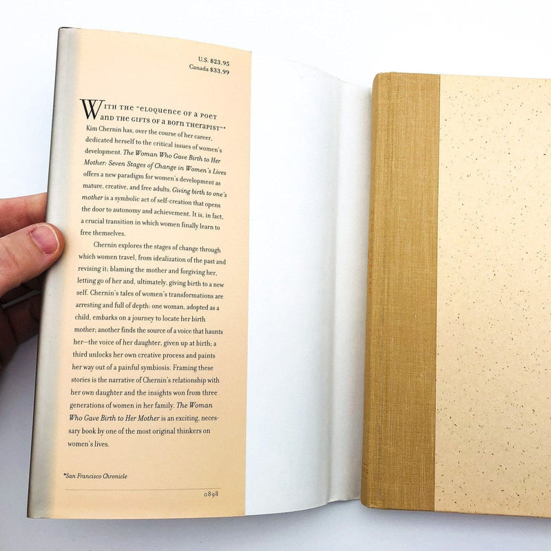 The Woman Who Gave Birth To Her Mother Hardcover Kim Chernin 1998 6