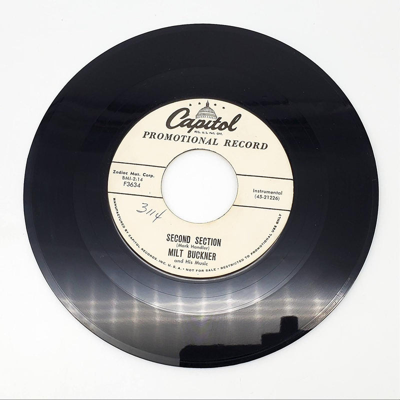 Milt Buckner And His Music Second Section Dinner Date Promo Record Capitol 1957 1