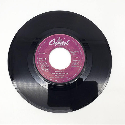 America You Can Do Magic Single Record Capitol Records 1982 B-5142 1
