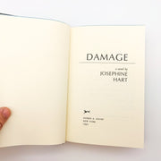 Damage Hardcover Josephine Hart 1991 Romance Betrayal Father Son 1st Edition 2 8