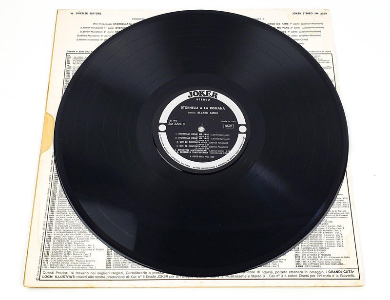 Alvaro Amici Stornelli A La Romana Record LP SM 3294 Joker 1972 4