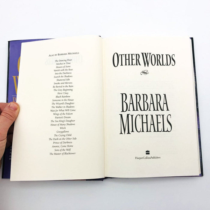 Other Worlds Hardcover Barbara Michaels 1999 1st Ed Harry Houdini Nandor Fodor 8