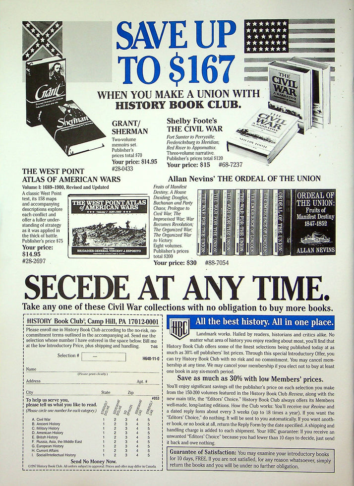 Civil War Times Magazine December 1997 Vol 36 No 6 The High Price Of Valor 3