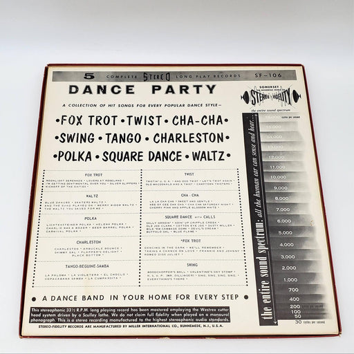 Dance Party Hit Songs For Popular Dance Styles 5LP Records Twist Cha-Cha & More 2