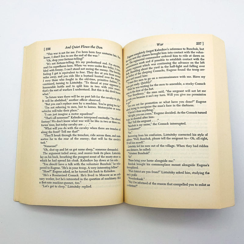 And Quiet Flows The Don Paperback Mikhail Sholokhov 1989 Russian Author Life War 8