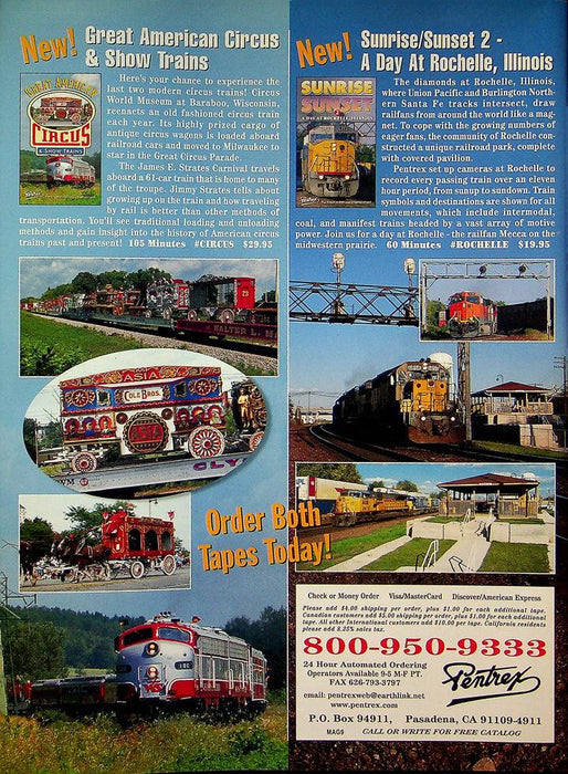 Railfan & Railroad Magazine March 2000 Vol 19 No 3 Railfanning Erie Pennsylvania