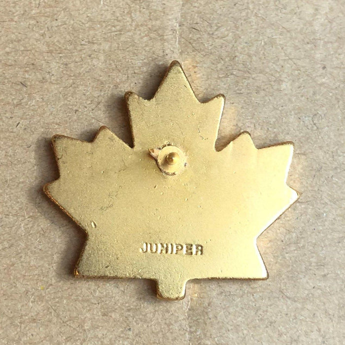 United Brotherhood of Carpenter's Lapel Pin Toronto Canada 1986 Red Leaf 3
