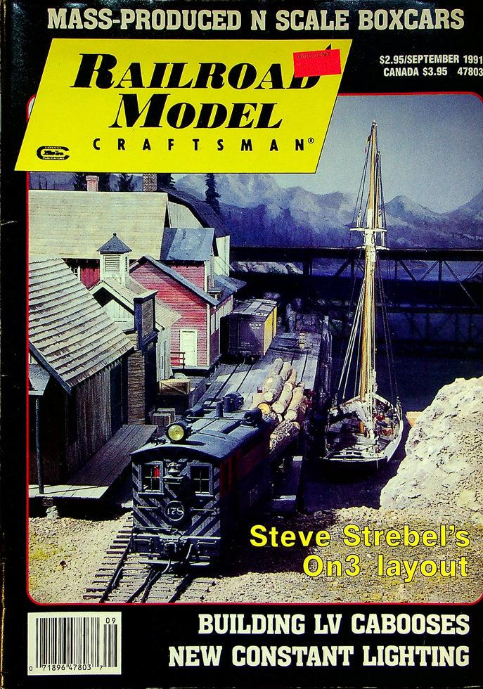 Railroad Model Craftsman Magazine September 1991 Vol 60 No 4 Strebels On3 Layout