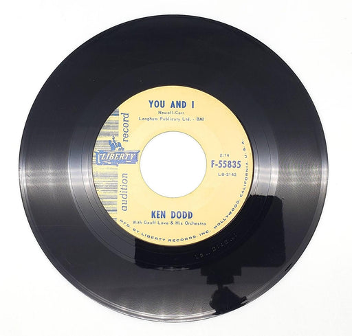 Ken Dodd Tears For Souvenirs 45 RPM Single Record Liberty 1965 55835 2
