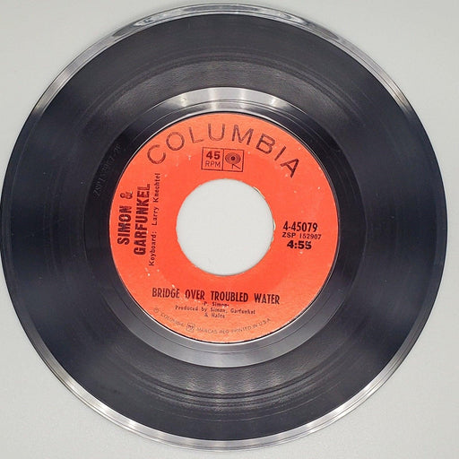 Simon & Garfunkel Bridge Over Troubled Water Record 45 RPM Single Columbia 1970 2