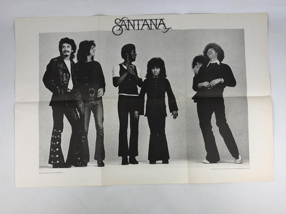 Santana Abraxas Vinyl LP Record PC 30130 Columbia Gatefold 1970 + Bonus Poster 12