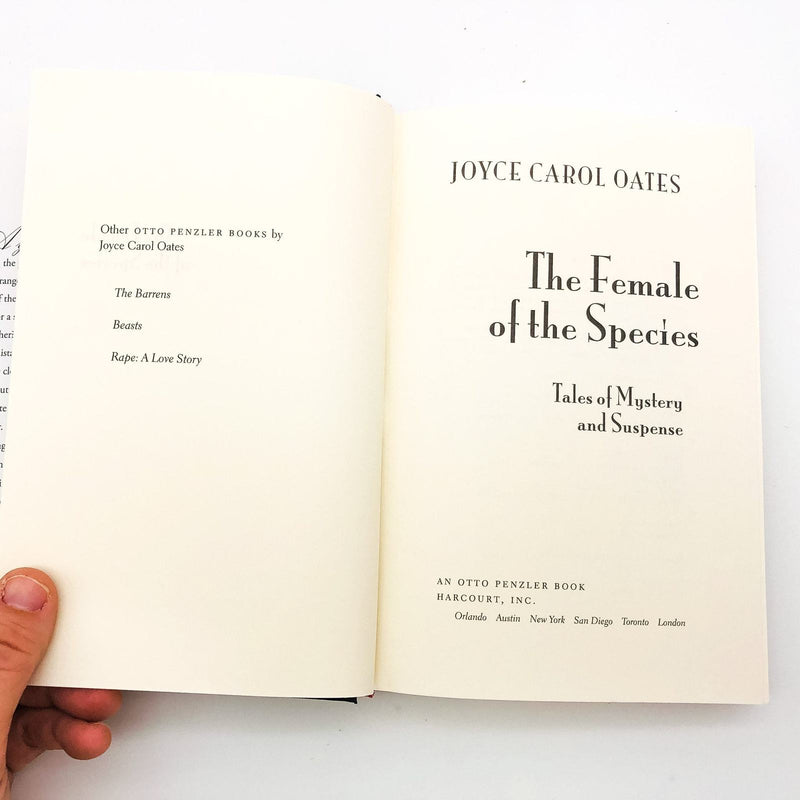 The Female Of The Species HC Joyce Carol Oates 2005 Females Evil 1st Edition 7