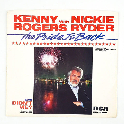 Kenny Rogers The Pride Is Back Record 45 RPM Single PB-14384 RCA 1986 1