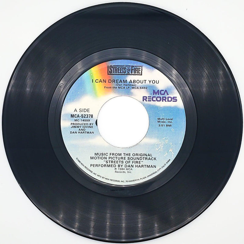 Dan Hartman I Can Dream About You Streets Of Fire Record 45 RPM MCA Records 1984 1