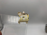 Professional Vermont Womens Bowling Association Lapel Pin PVWBA Tournament Cow 7