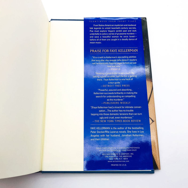 Moon Music Hardcover Faye Kellerman 1988 Native American Murder 1st Edition 11