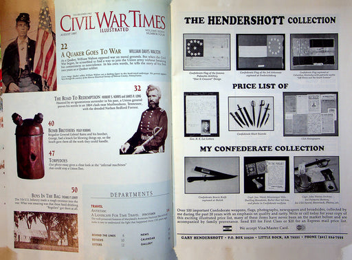 Civil War Times Magazine August 1997 Vol 36 No 4 A Quaker Soldier Tells Story 2