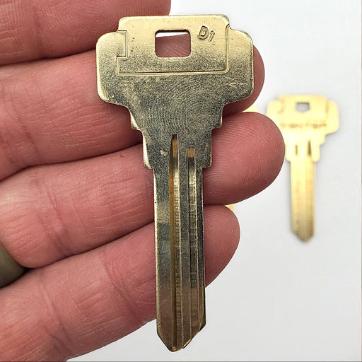 5x Dexter 62-D1 Key Blanks 6 Pin USA Made Vintage Tarnished NOS 2