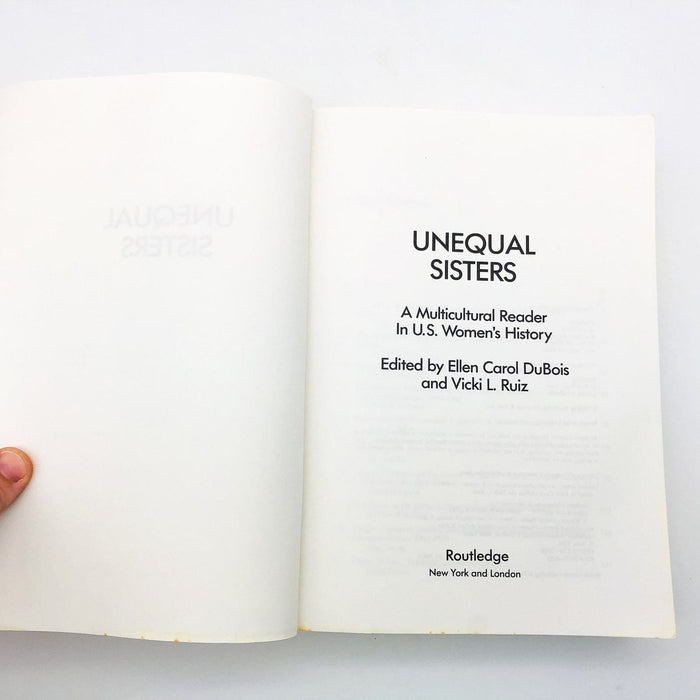 Unequal Sisters Paperback Ellen Carol DuBois 1990 Cross Cultural Womens Studies 6