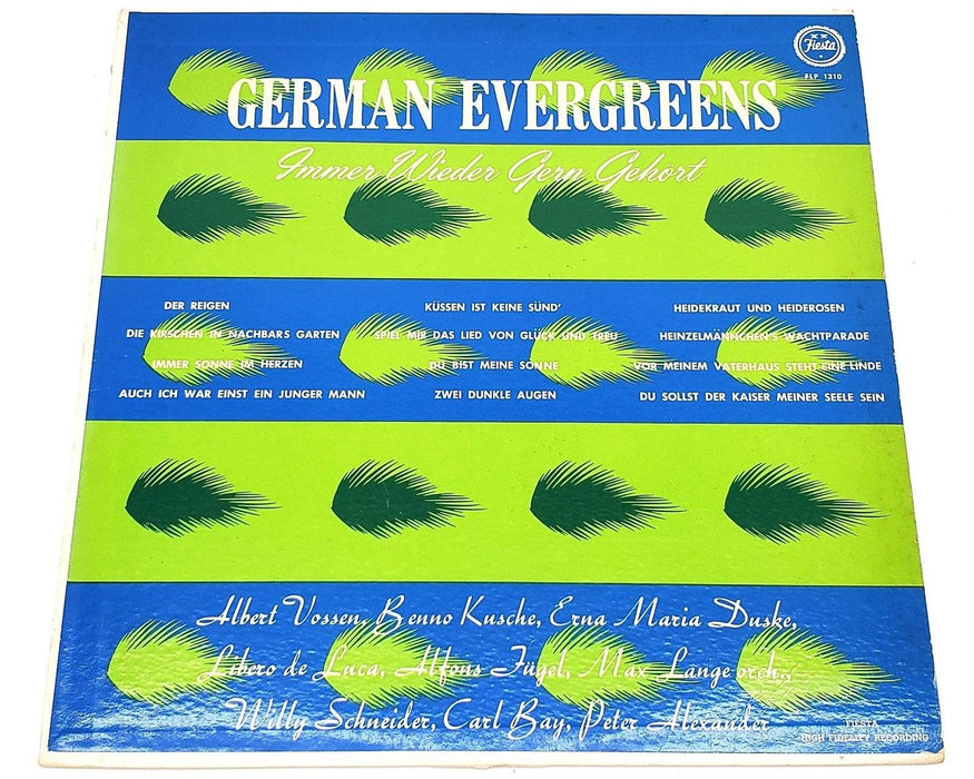 Albert Vossen German Evergreens 33 RPM LP Record Fiesta 1961 FLP 1310 1
