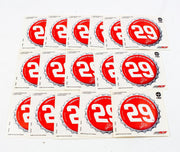 Kevin Harvick Signature Coca Cola Bottle Cap Decal - Nascar | Lot of 16 1