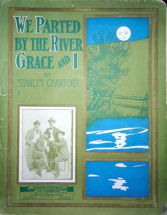 Sheet Music We Parted By The River Grace And I Stanley Crawford 1905 J Remick 1