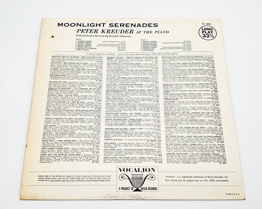 Peter Kreuder Moonlight Serenades 33 RPM LP Record Vocalion VL 3681 2