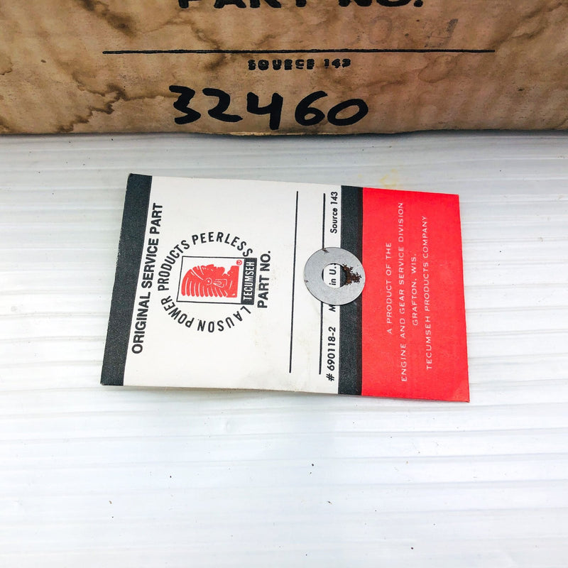 Tecumseh 32460 Mounting Flange Assembly Crankcase Oil Genuine OEM New Old Stock 3