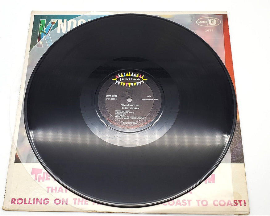 Rusty Warren Knockers Up! LP Record Jubilee JGM-2029 Superlaphonic Hi-Fi 6