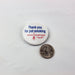 American Cannabis Society Button Pin Thank You Pot Smoking 1978 R. Kundert CLEAN 4
