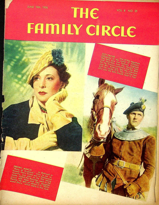 The Family Circle Magazine June 19 1936 Lilly Dache, Fredric Marche 1