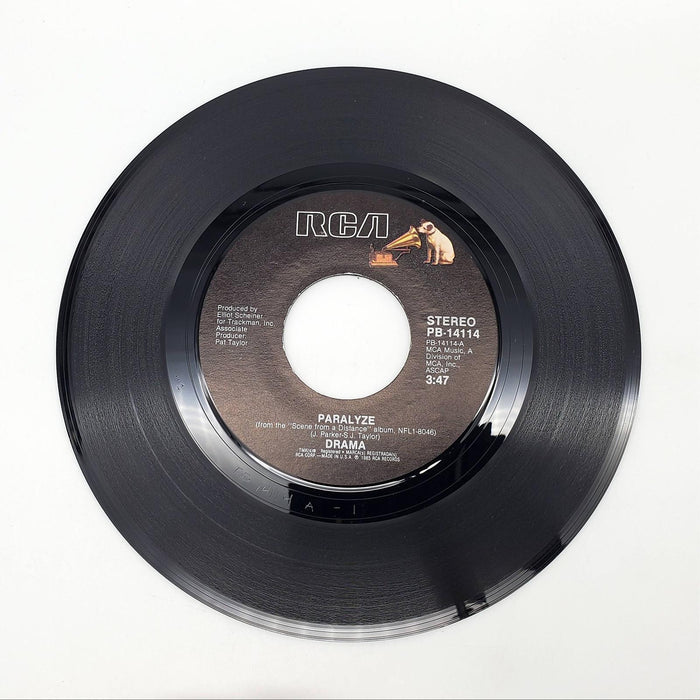 Drama Paralyze Single Record RCA 1985 PB-14114 3