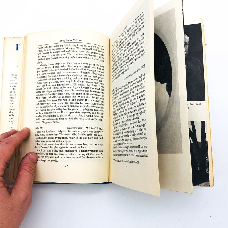 Bring Me A Unicorn Hardcover Anne Morrow Lindbergh 1972 Charles Lindbergh's Wife 9