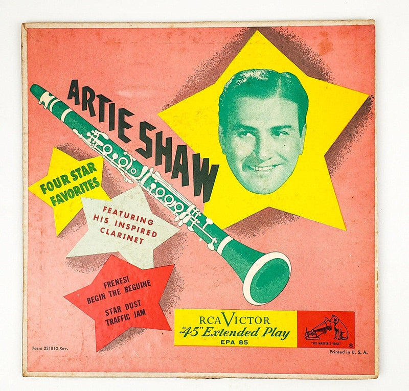 Artie Shaw Frenesi Record 45 RPM EP EPA 85 RCA 1953 w/ Sleeve 1