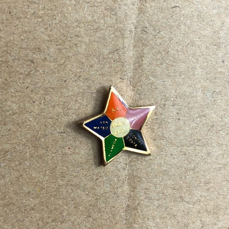United Brotherhood of Carpenter's UBC Lapel Pin Bay Area California Local Star 1
