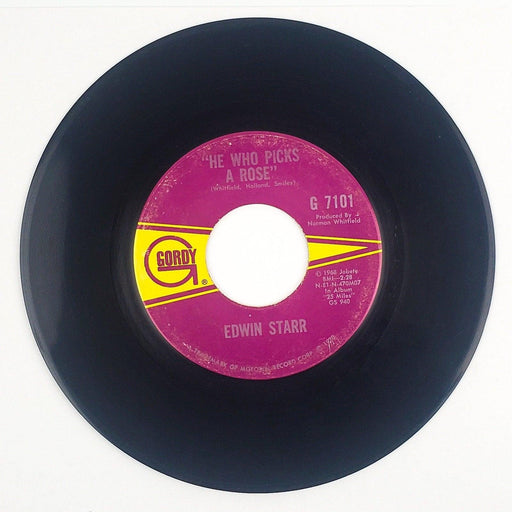 Edwin Starr War / He Who Picks A Rose Record 45 RPM Single G 7101 Gordy 1970 1