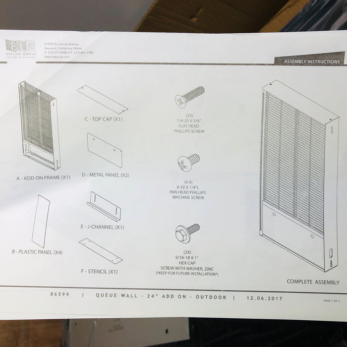 THD-NRCC 900049535 2 Foot Add-On w Insert Panel Vulcan Industries Store Displays