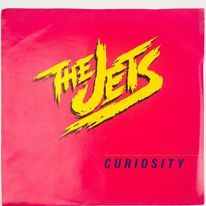 The Jets Curiosity Record 45 RPM Single MCA-52682 MCA Records 1985 Promo 1