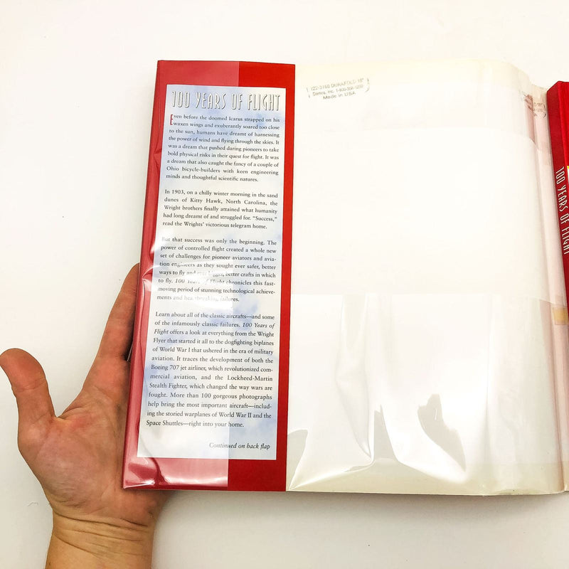 100 Years Of Flight Hardcover Bill Sweetman 2002 1st Edition Biplanes Boeing 707 7