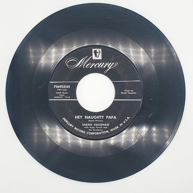 Sarah Vaughan Johnny, Be Smart 45 RPM Single Record Mercury 1955 70693X45 2