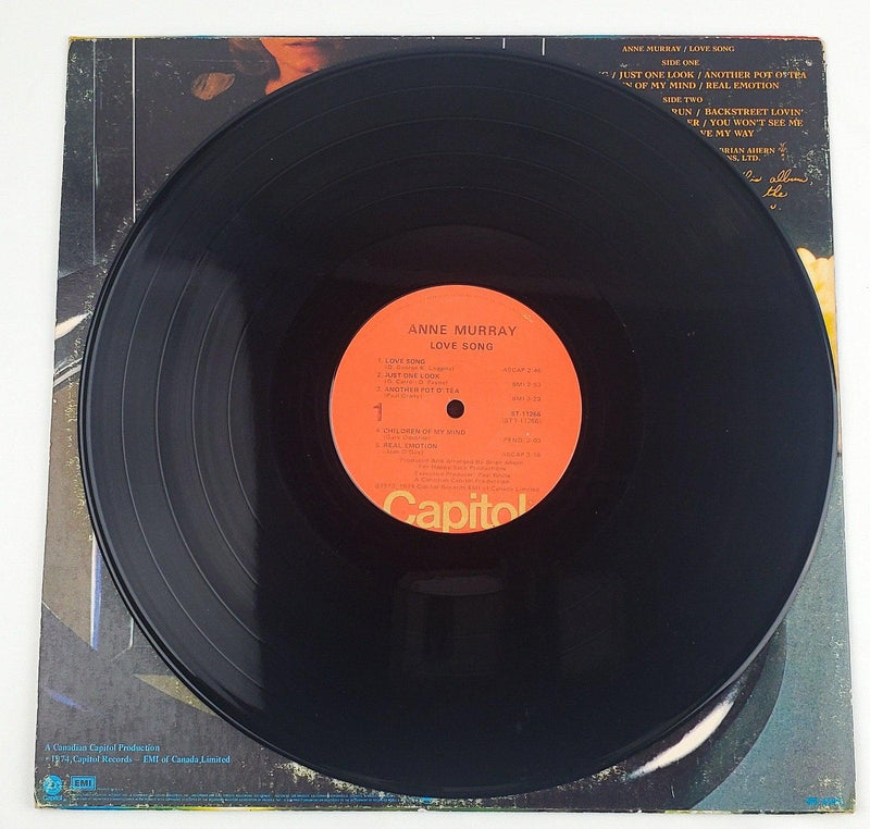 Anne Murray Love Song Record 33 RPM LP ST-11266 Capitol Records 1974 3