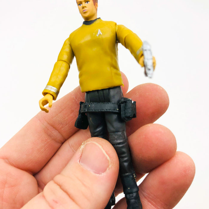 Captain Kirk Action Figure 3.75 Playmates Galaxy Collection 2009 Gun Phaser Belt