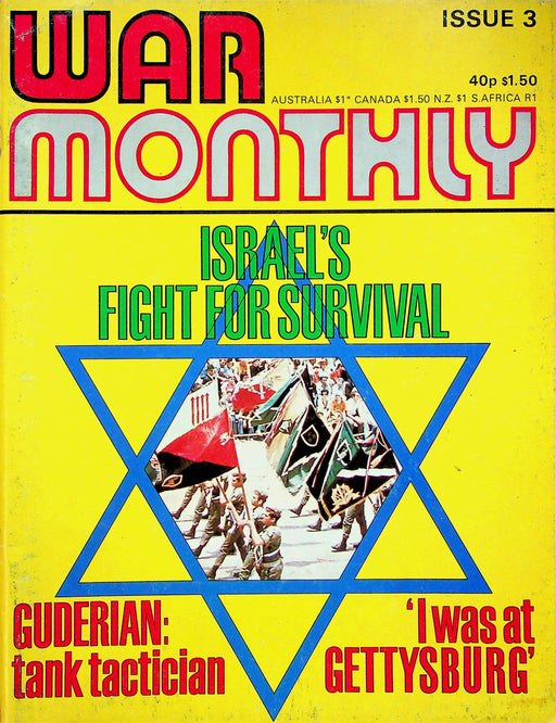 War Monthly Magazine June 1974 #3 Israel Fight for Survival Gettysburg Interview 1