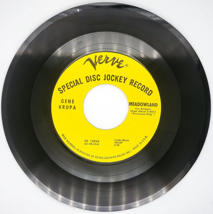 Gene Krupa American Bolero Record 45 RPM Single Verve 1961 Promo 2