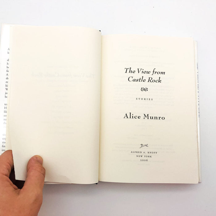 The View From Castle Rock HC Alice Munro 2006 America Immigrant 1st Edition 7