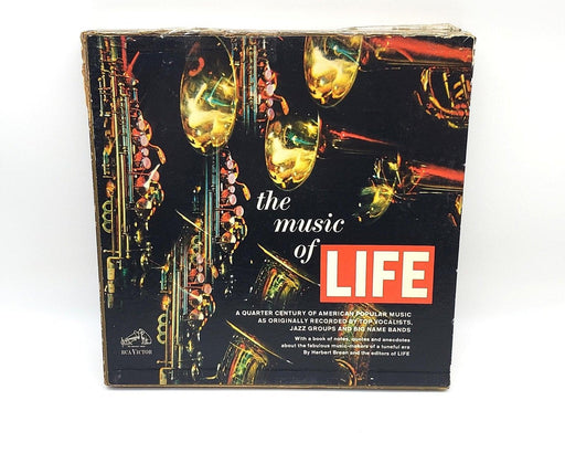 The Music Of Life 33 RPM 5xLP Record RCA 1962 Artie Shaw Glenn Miller w/ Book 2
