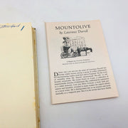 Lawrence Durrell Book Mountolive Hardcover 1959 BCE Zionism Egypt Diplomat 7