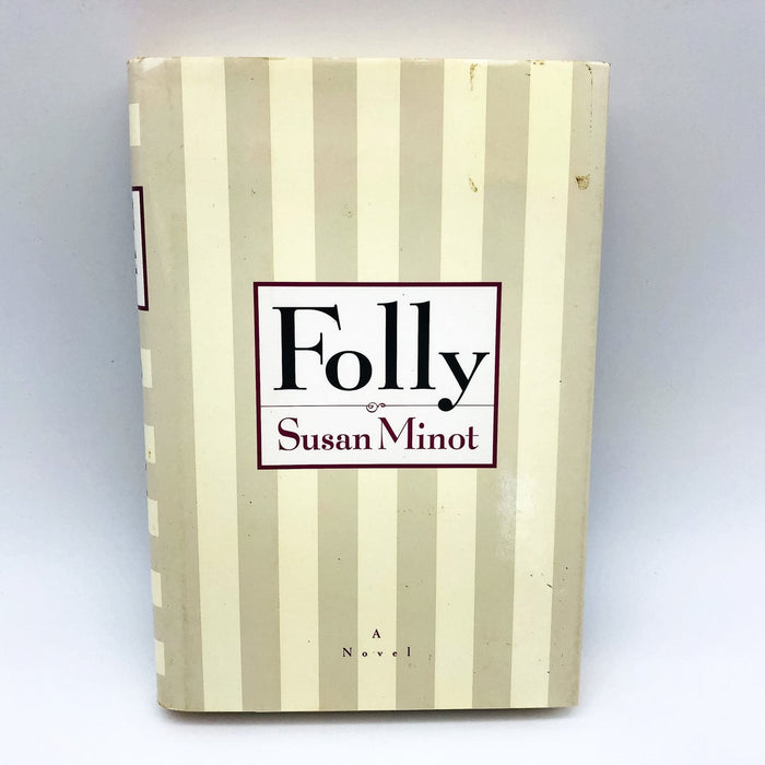 Folly Hardcover Susan Minot 1992 WW1 Love Romance Self Discovery Freedom 1st Ed 1