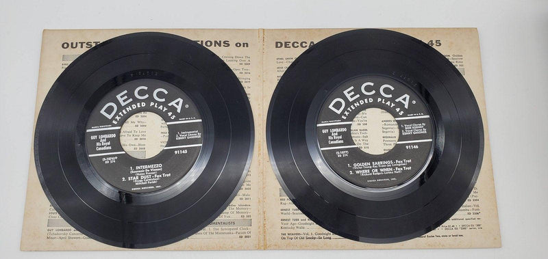 Guy Lombardo Sweetest Music This Side Of Heaven 45 RPM 2x EP Record 1953 ED-574 5